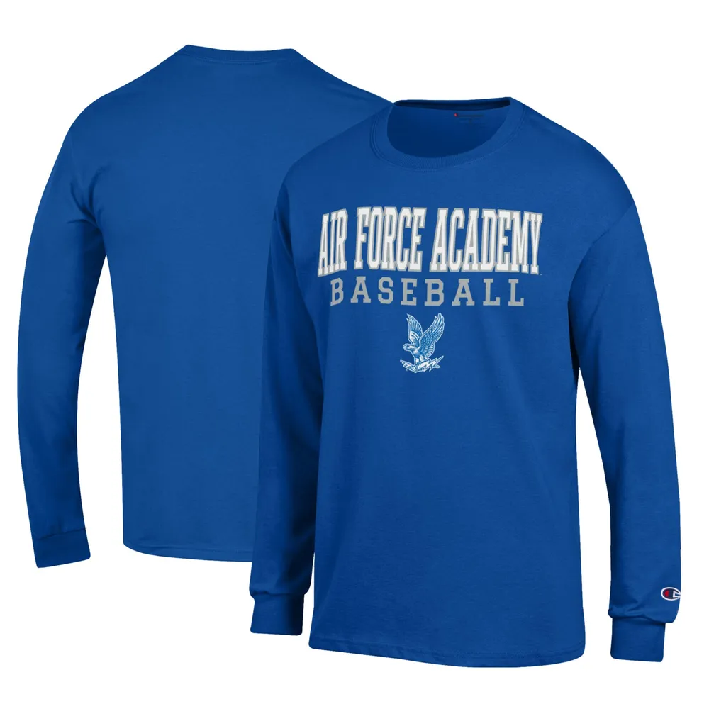 Lids Air Force Falcons Champion Primary Team Logo Stack Baseball Powerblend  Long Sleeve T-Shirt