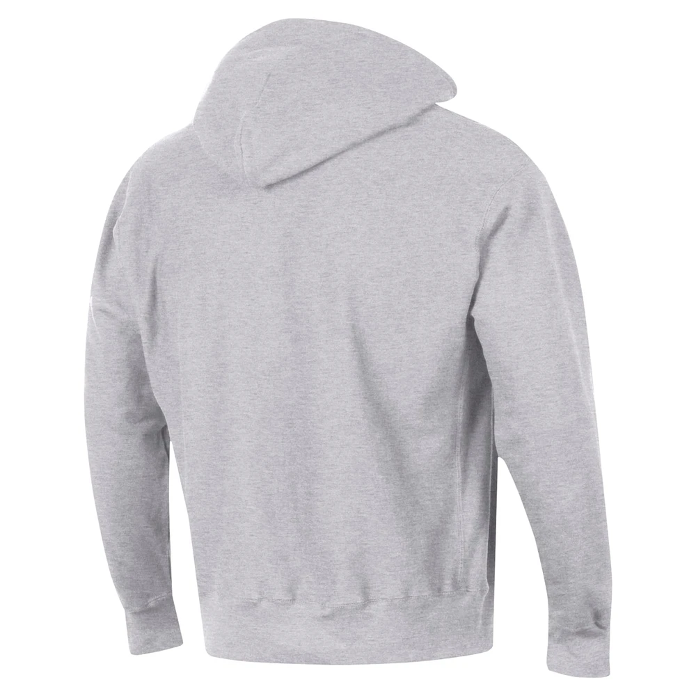 Men's Champion Gray Air Force Falcons Vault Late Night Reverse Weave Pullover Hoodie