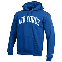Men's Champion  Royal Air Force Falcons Basic Arch Fleece Pullover Hoodie