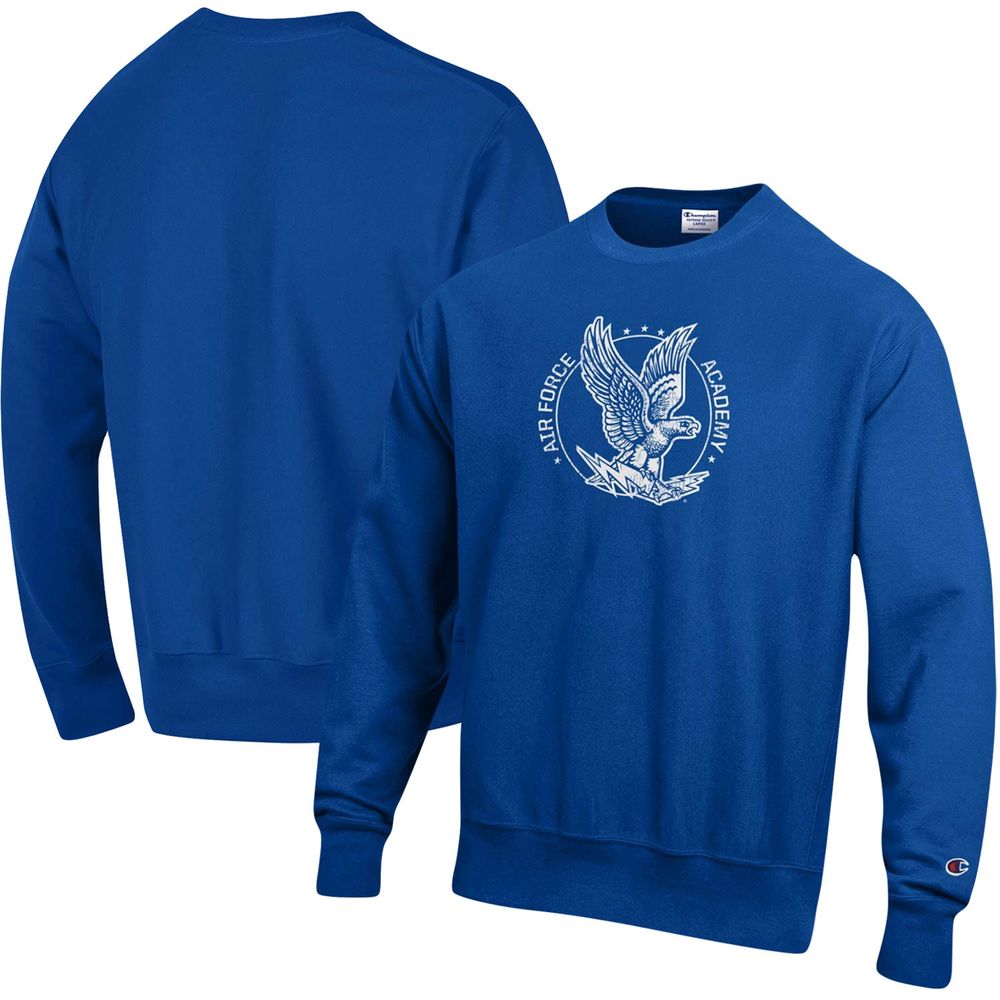 Men's Champion Royal Air Force Falcons Vault Logo Reverse Weave Pullover Sweatshirt