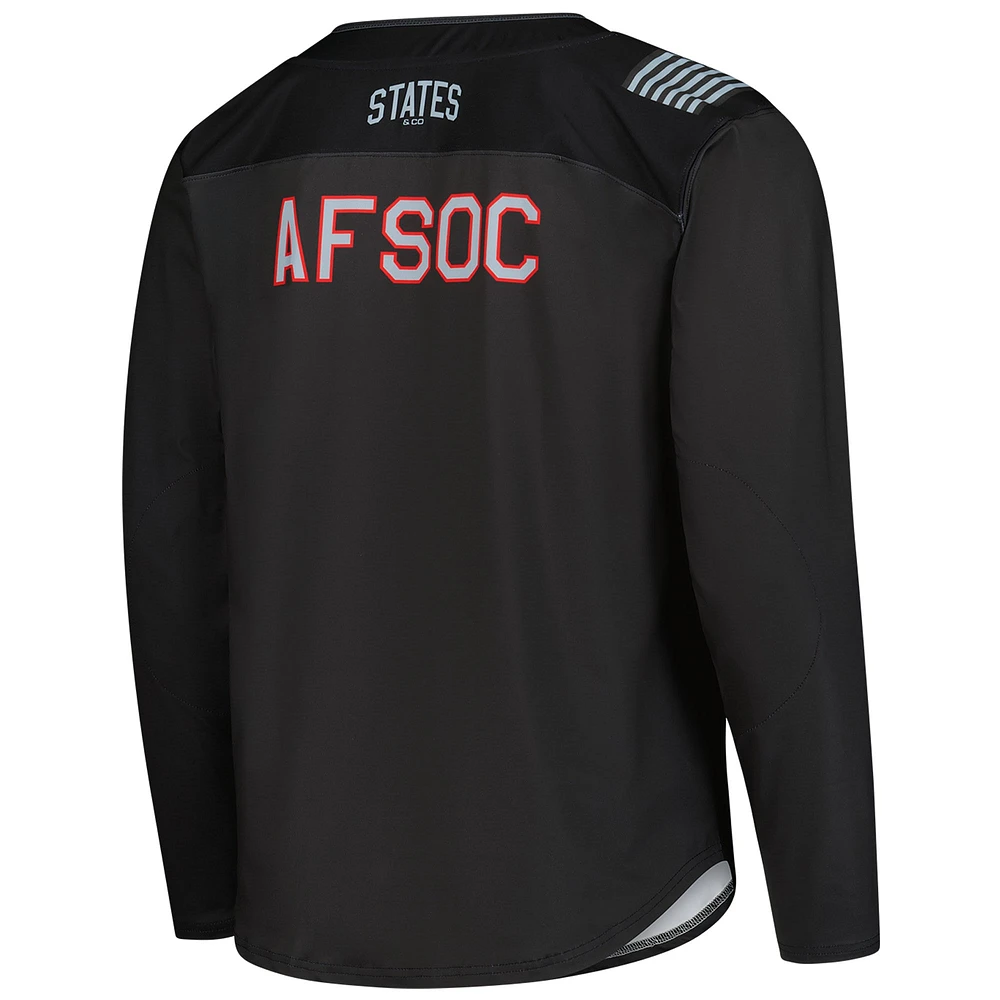 Men's Charcoal Air Force Falcons Replica Hockey Jersey