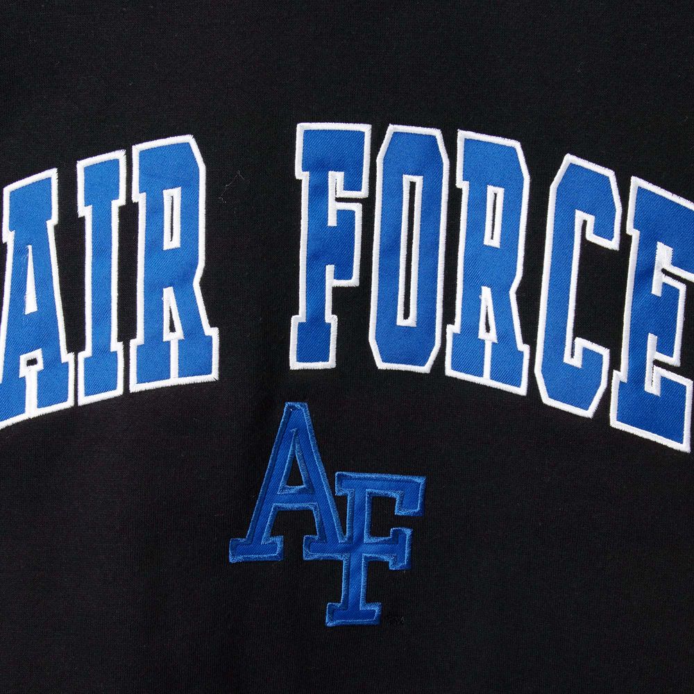 Men's Colosseum Air Force Falcons Arch & Logo Sweatshirt