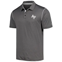 Men's Colosseum Black Air Force Falcons Cameron Polo