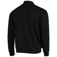 Men's Colosseum Black Air Force Falcons Tortugas Logo Quarter-Zip Jacket