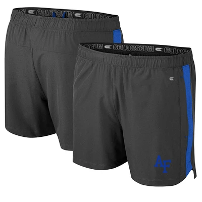 Men's Colosseum Charcoal Air Force Falcons Langmore Shorts