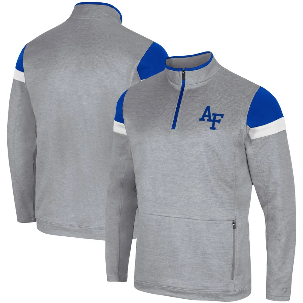 Lids Air Force Falcons Colosseum Bingo Quarter-Zip Jacket - Gray