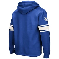 Men's Colosseum Royal Air Force Falcons 2.0 Lace-Up Pullover Hoodie