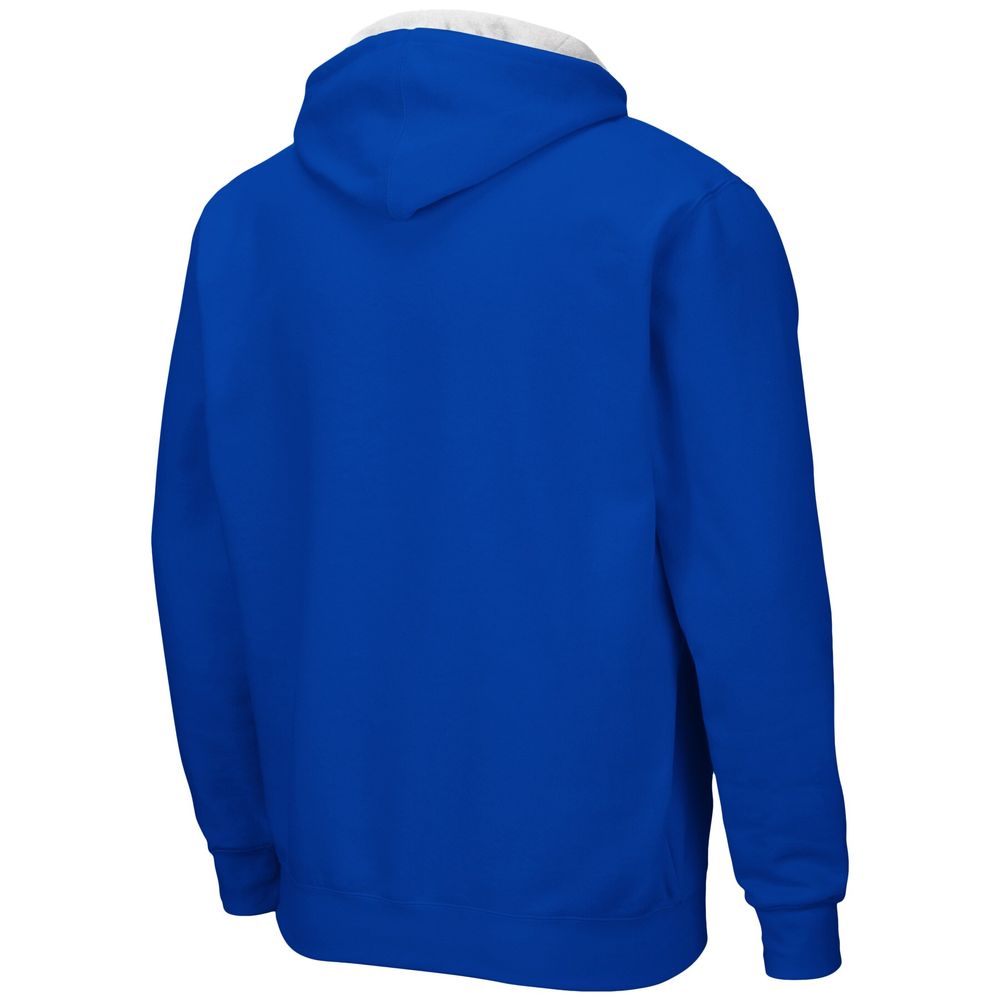 Men's Colosseum Royal Air Force Falcons Arch & Logo 3.0 Full-Zip Hoodie