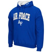 Men's Colosseum Royal Air Force Falcons Arch & Logo 3.0 Pullover Hoodie