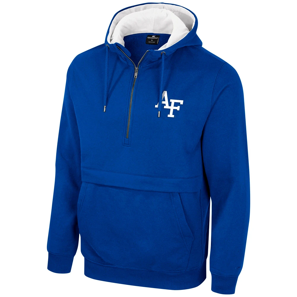 Sweat à capuche demi-zippé Colosseum Royal Air Force Falcons pour hommes