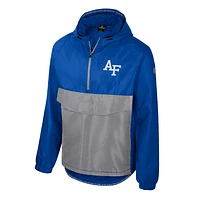 Men's Colosseum  Royal Air Force Falcons Reloaded Anorak Half-Zip Jacket