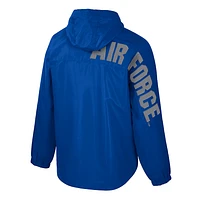 Men's Colosseum  Royal Air Force Falcons Reloaded Anorak Half-Zip Jacket