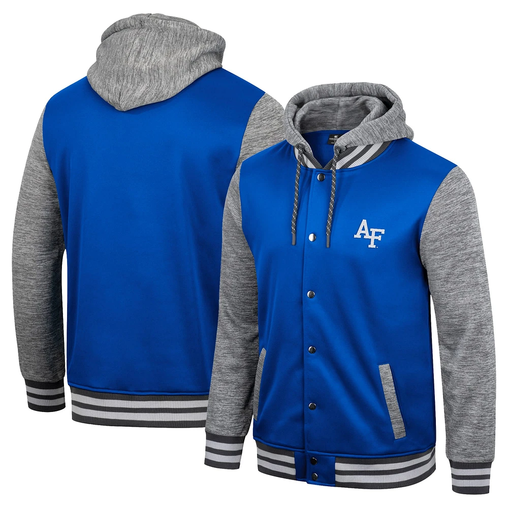 Colosseum Royal Air Force Falcons Robinson Sweat à capuche Full-Snap pour homme