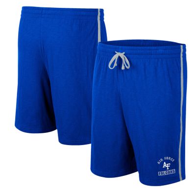 Men's Colosseum Royal Air Force Falcons Thunder Slub Shorts