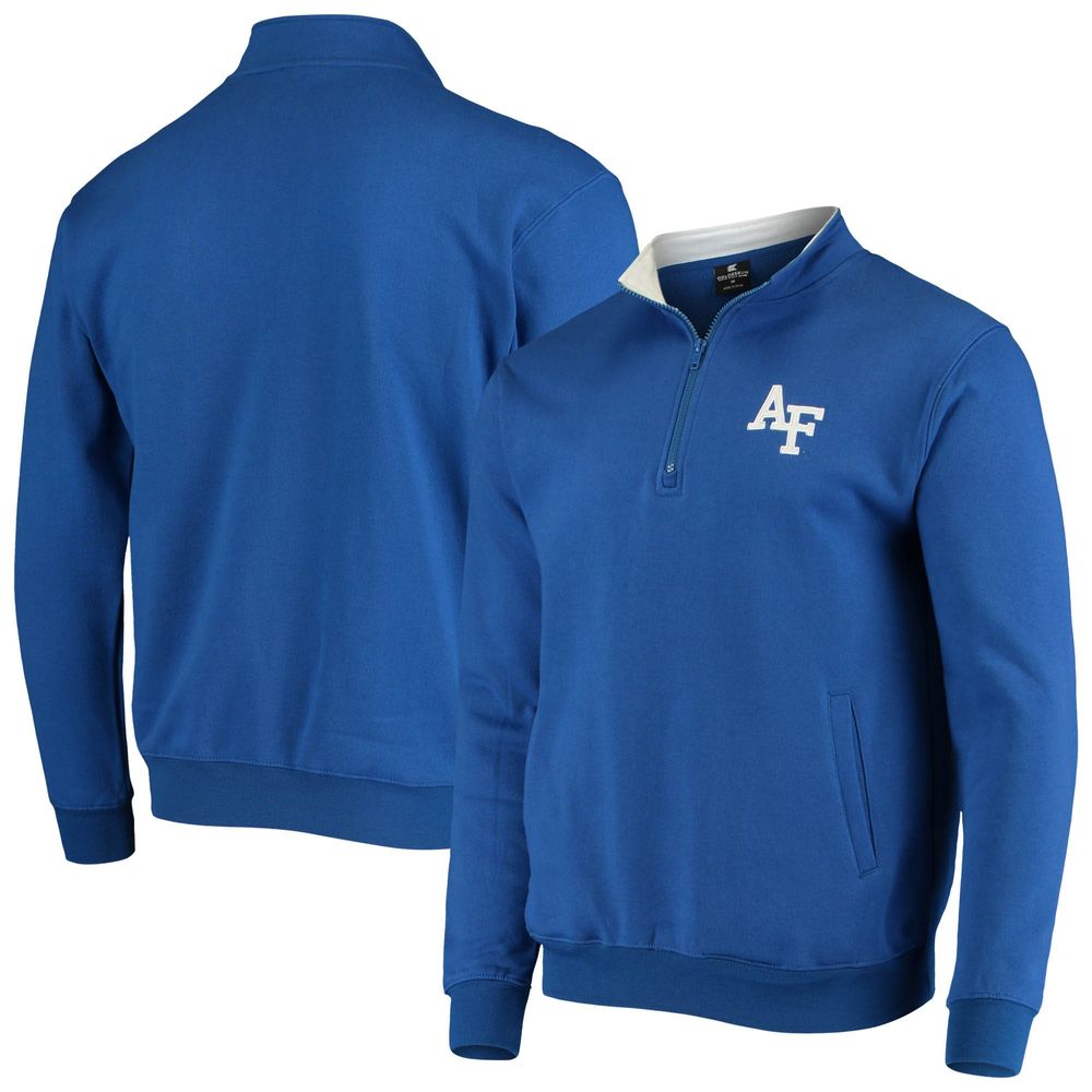 Men's Colosseum Royal Air Force Falcons Tortugas Logo Quarter-Zip Jacket