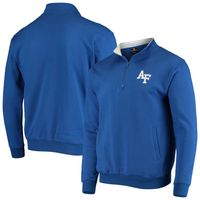 Men's Colosseum Royal Air Force Falcons Tortugas Logo Quarter-Zip Jacket