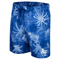 Men's Colosseum Royal Air Force Falcons What Else is New Swim Shorts