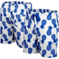 Short de bain Air Force Falcons Pineapples Colosseum pour homme, blanc