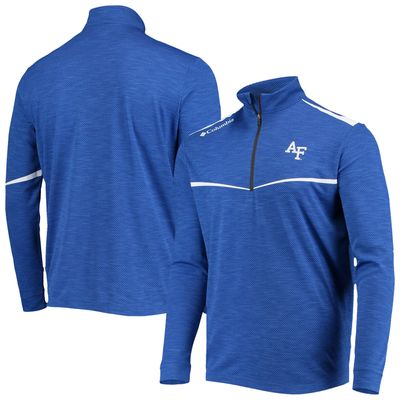 Men's Columbia Royal Air Force Falcons Scorecard Quarter-Zip Jacket