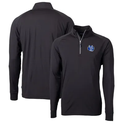 Air Force Falcons Cutter & Buck Adapt Eco Knit Stretch Recycled Quarter-Zip Pullover Top
