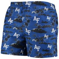 Men's FOCO Royal Air Force Falcons Island Palm Swim Trunks