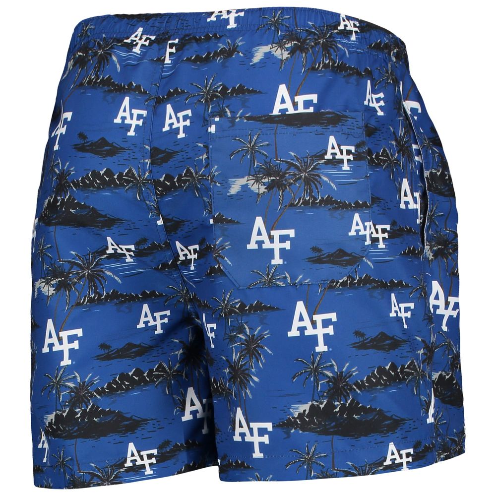 Men's FOCO Royal Air Force Falcons Island Palm Swim Trunks