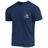 Men's Navy Air Force Falcons Campus Americana T-Shirt