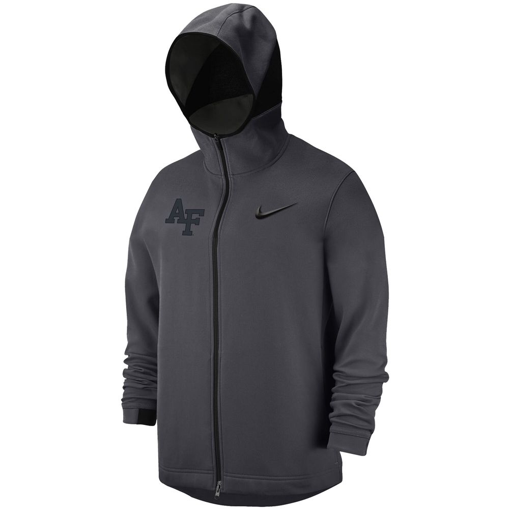 Men's Nike Anthracite Air Force Falcons Tonal Showtime Full-Zip Hoodie Jacket