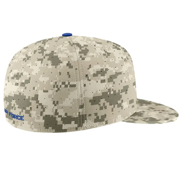 Air Force Falcons Nike Aero True Baseball Performance Fitted Hat - Camo