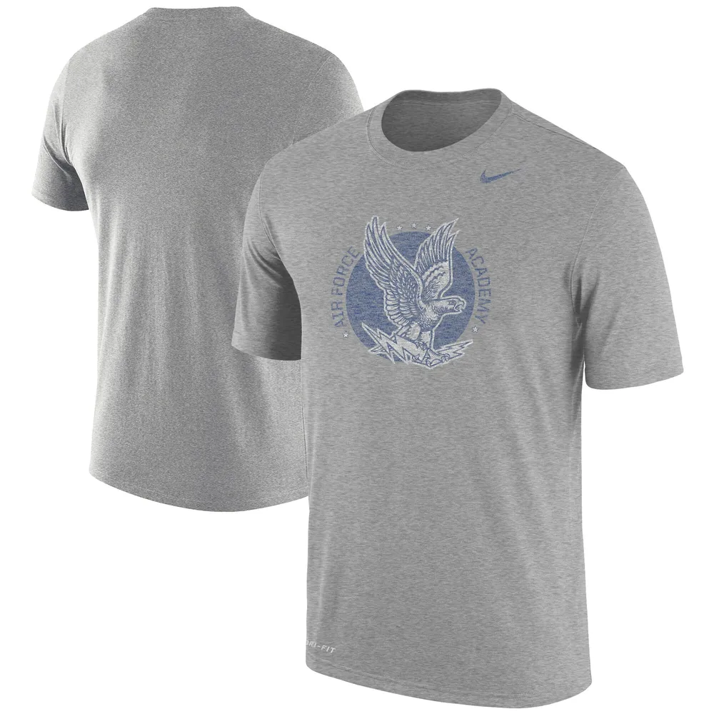 Lids Air Force Falcons Nike Vintage Logo Performance T-Shirt - Heathered  Gray
