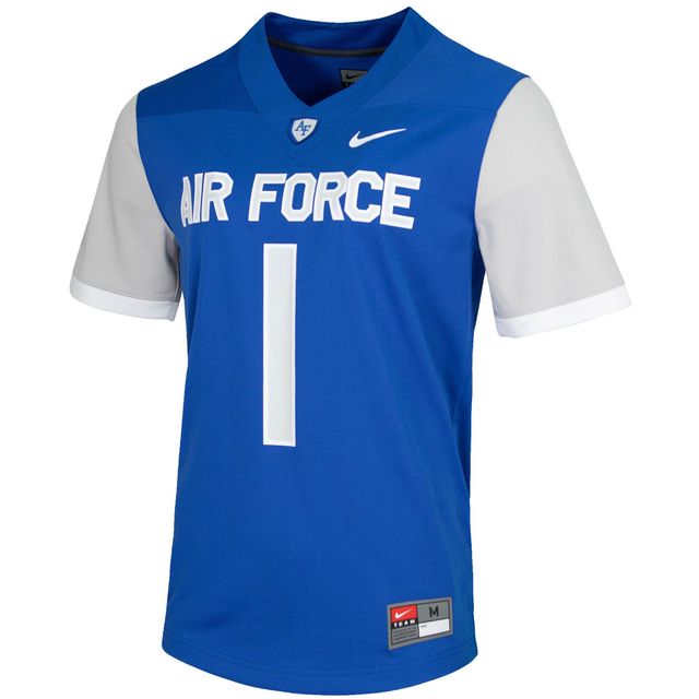 Maillot de match intouchable Nike #1 Royal Air Force Falcons pour homme