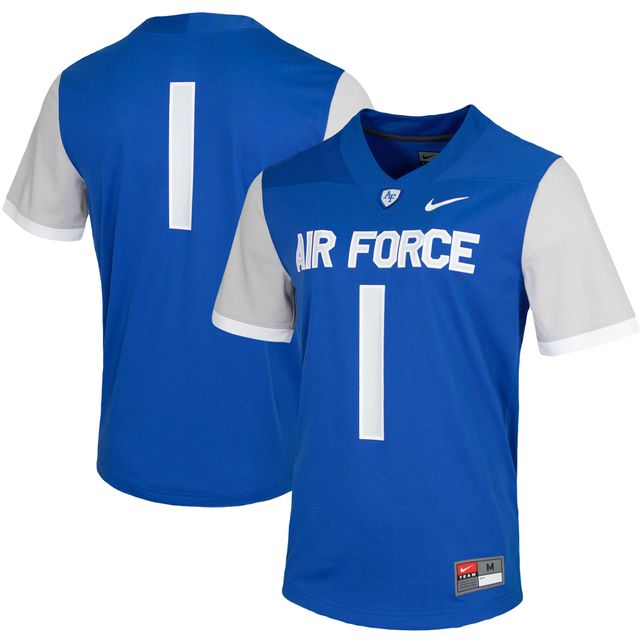 Maillot de match intouchable Nike #1 Royal Air Force Falcons pour homme