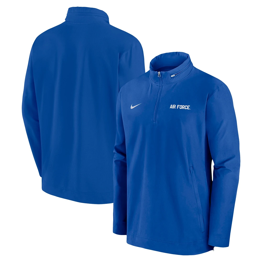 Veste à capuche zippée Nike Royal Air Force Falcons 2024 Sideline Coach pour homme