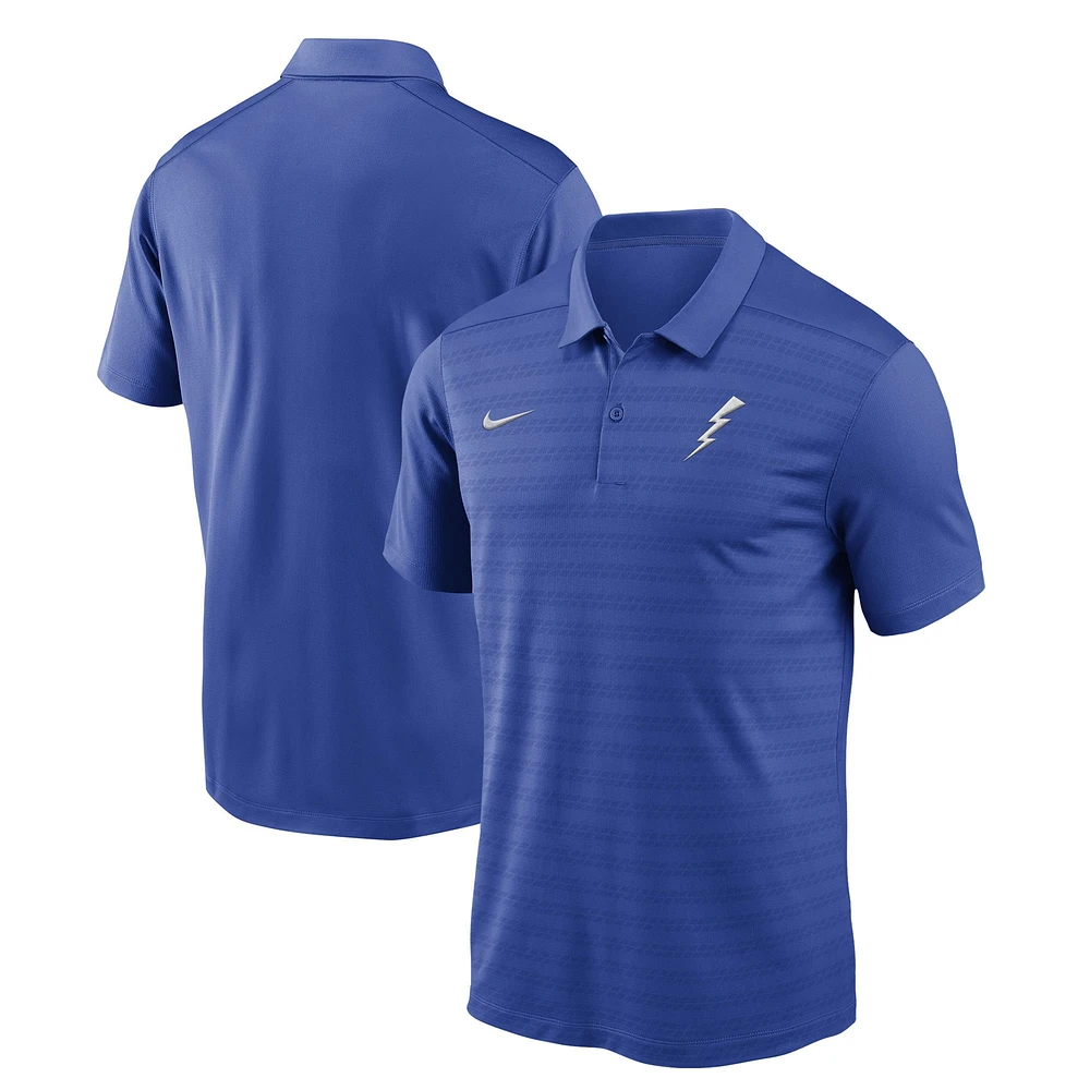 Polo de performance Nike Royal Air Force Falcons 2024 Sideline Victory Coaches pour homme