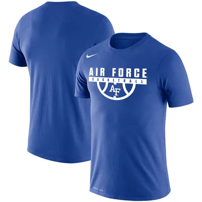 Air Force Falcons Nike Basketball Drop Legend Performance T-Shirt - Royal