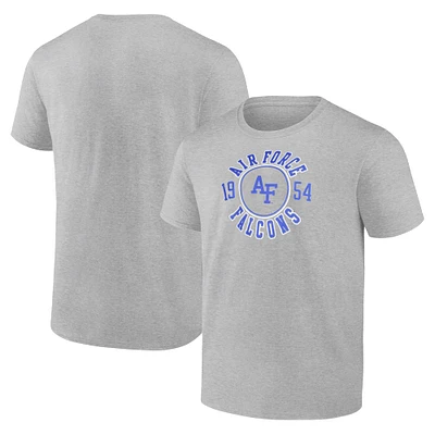 Men's Profile Gray Air Force Falcons Big & Tall Circle Logo T-Shirt