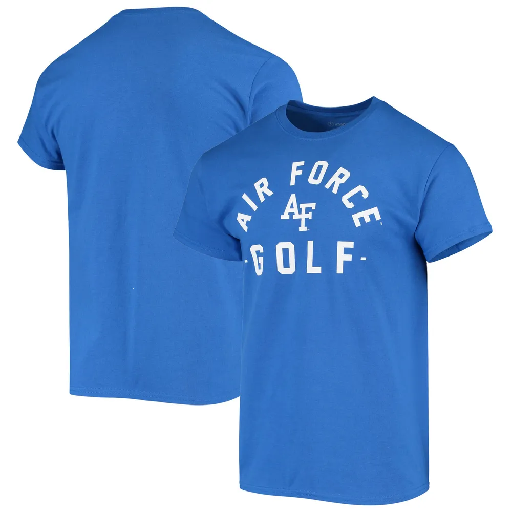 Lids Air Force Falcons Arch Mascot Golf T-Shirt - Royal