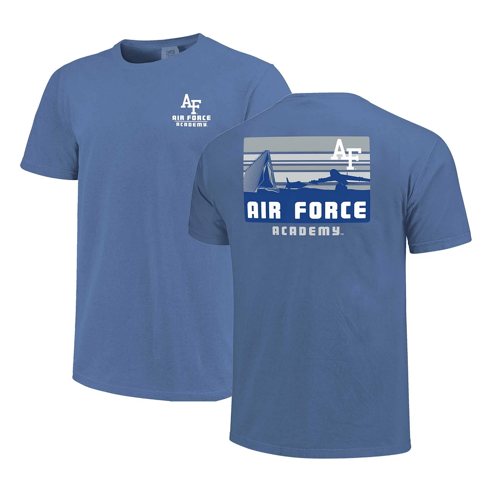 T-shirt rayé pour homme Royal Air Force Falcons Campus Skyline