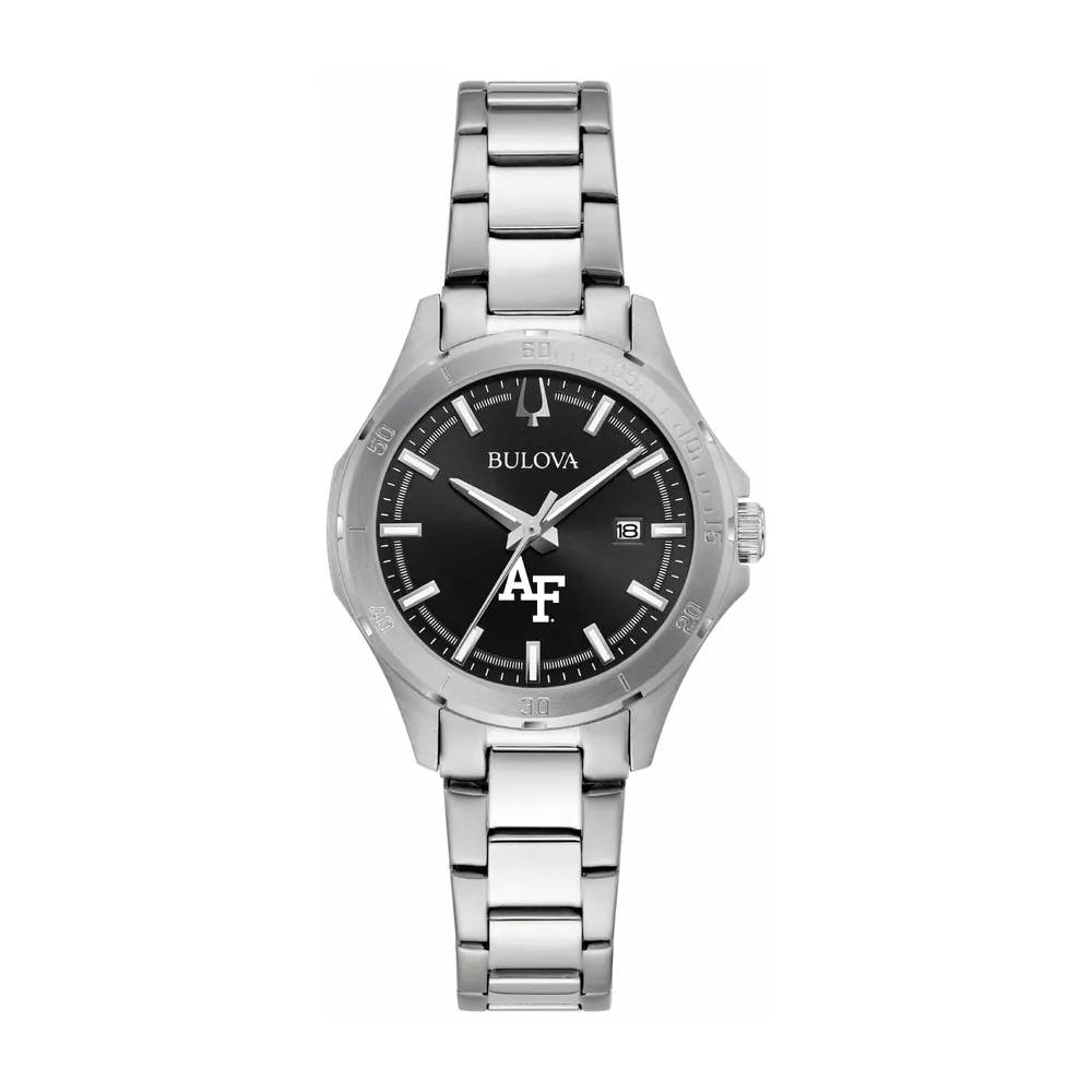 Air Force Falcons Bulova Women's Stainless Steel Classic Sport Watch - Black