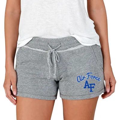 Air Force Falcons Concepts Sport Women's Mainstream Terry Shorts - Gray