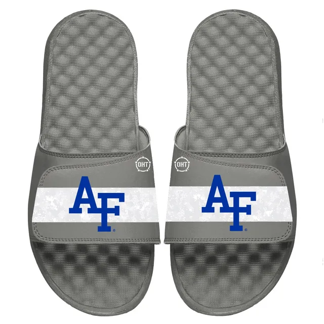 Lids Air Force Falcons ISlide Youth OHT Military Appreciation Logo Slide  Sandals - Gray