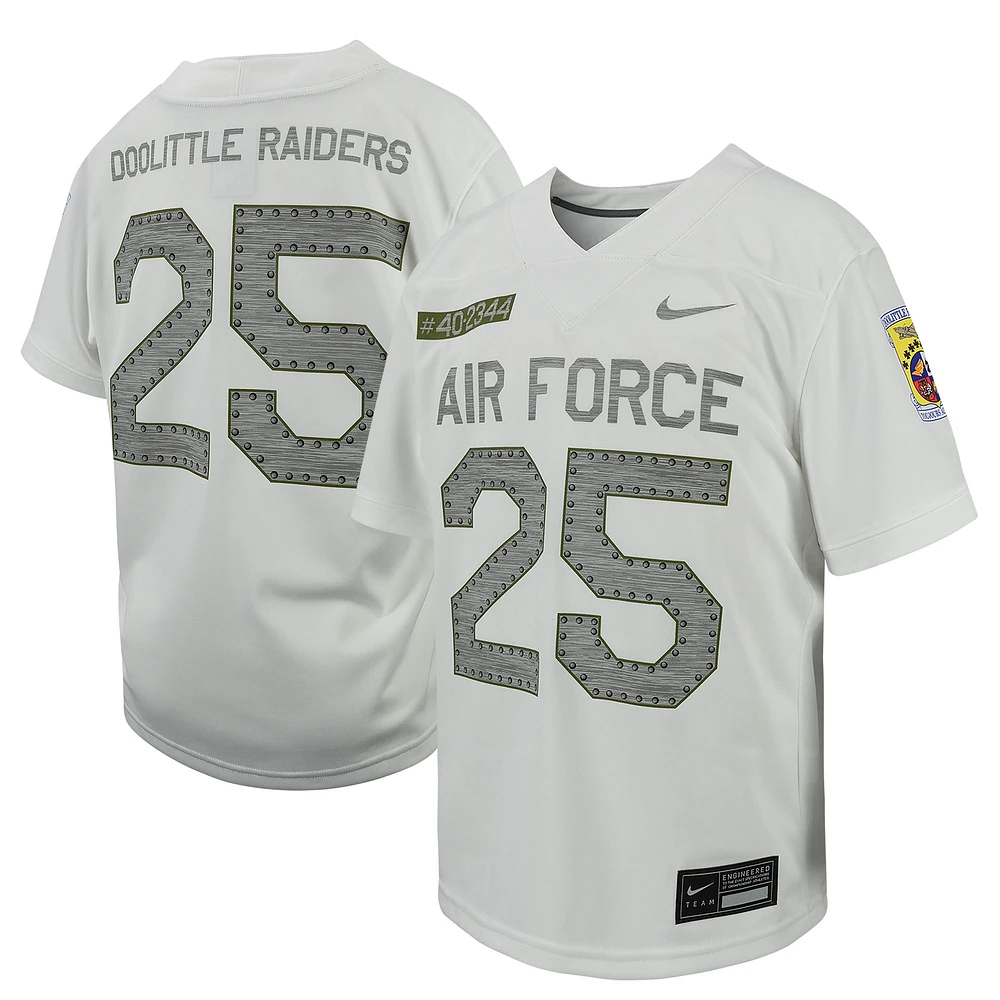 Maillot de match football Nike # Blanc Air Force Falcons pour jeunes