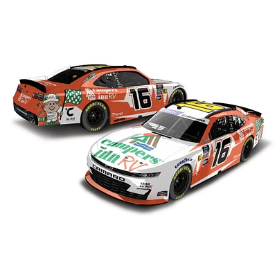 Action Racing AJ Allmendinger 2024 #16 Campers Inn RV 1:24 Regular Paint Xfinity Series Chevrolet Camaro Die-Cast Car