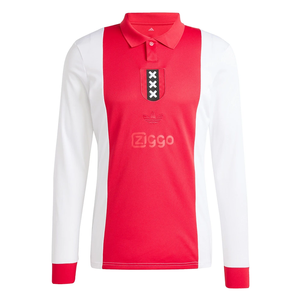 Maillot à manches longues adidas Originals blanc Ajax 125e anniversaire pour homme
