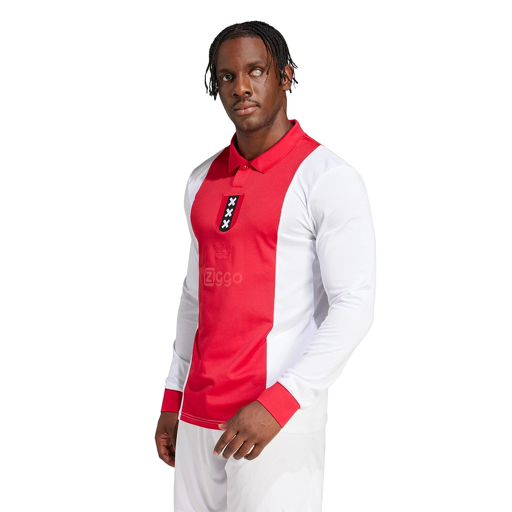 Maillot à manches longues adidas Originals blanc Ajax 125e anniversaire pour homme