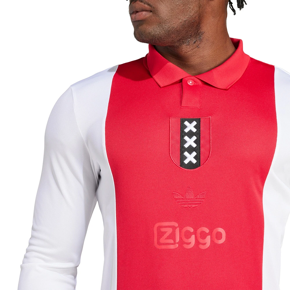 Maillot à manches longues adidas Originals blanc Ajax 125e anniversaire pour homme