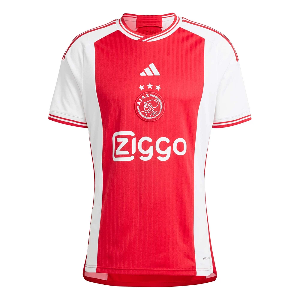 Maillot adidas rouge Ajax 2023/24 domicile réplique pour homme