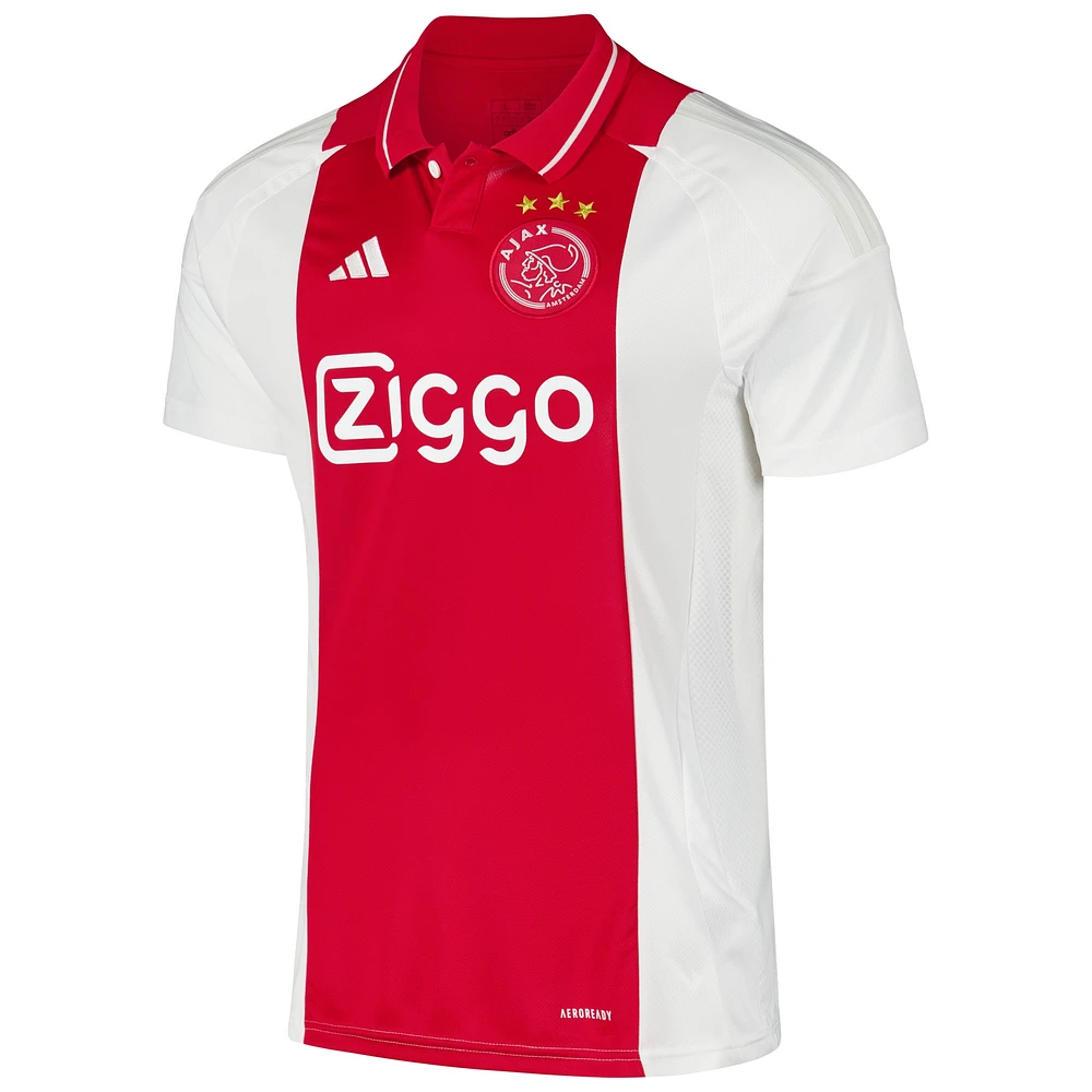 Maillot adidas blanc Ajax 2024/25 domicile réplique pour homme