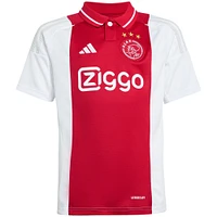 Youth adidas White Ajax 2024/25 Home Replica Jersey