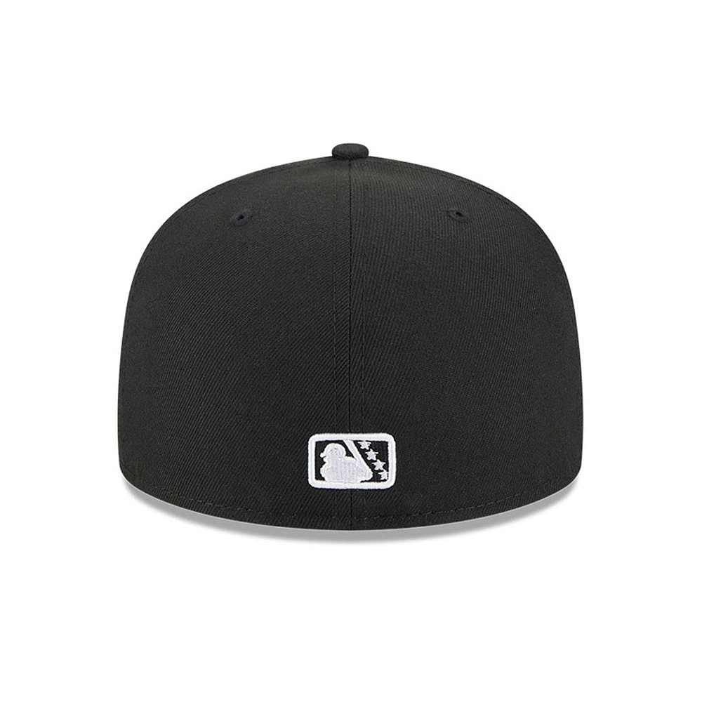 Casquette ajustée 59FIFTY Akron RubberDucks noire New Era pour homme